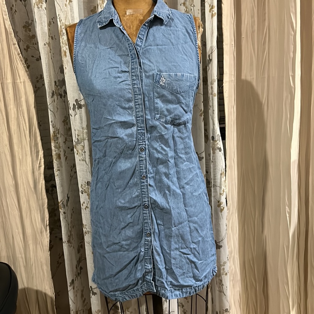 Abercrombie and Fitch denim sleeveless dress